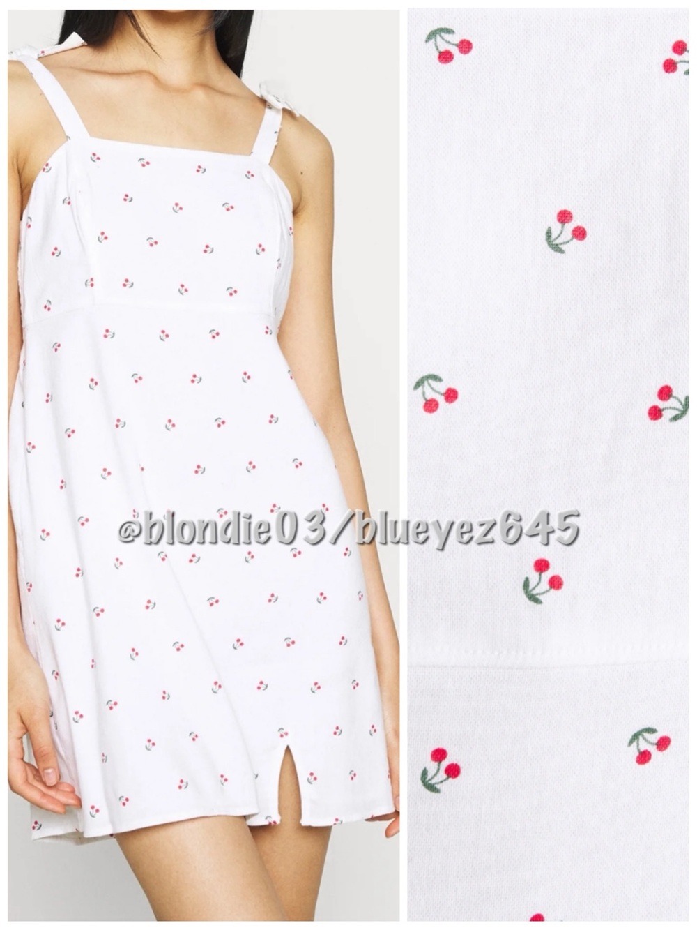 Hollister Cherry print dress M